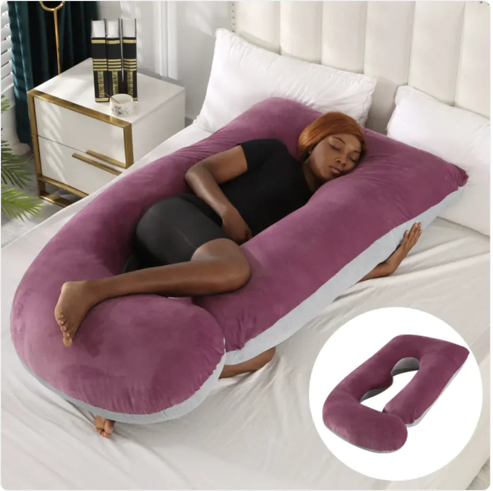 J-Shape Maternity Support Pillow