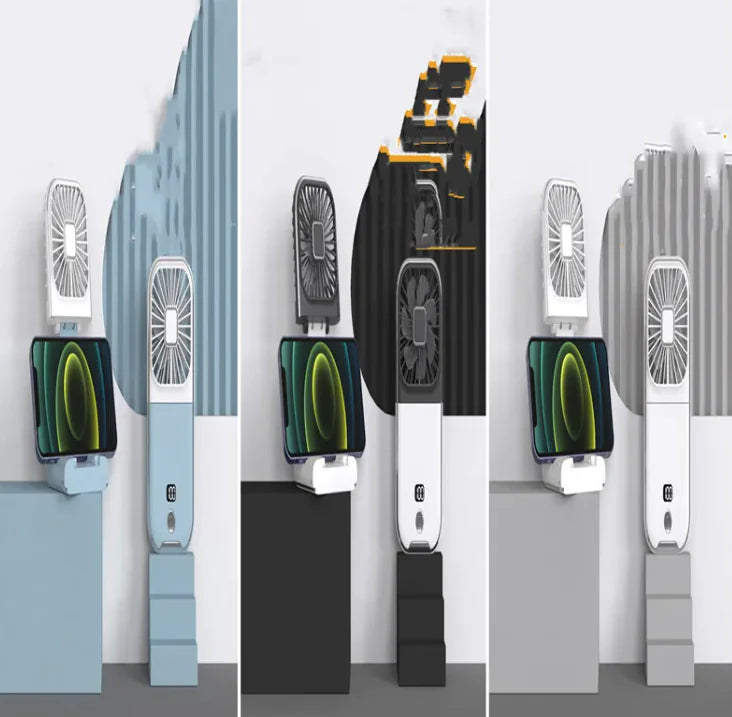 Compact Dual-Mode Cooling Fan, USB Charged