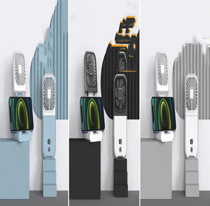 Compact Dual-Mode Cooling Fan, USB Charged