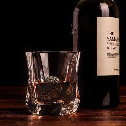 Elite Whiskey Experience Set - Stones &amp; Spiral Glass