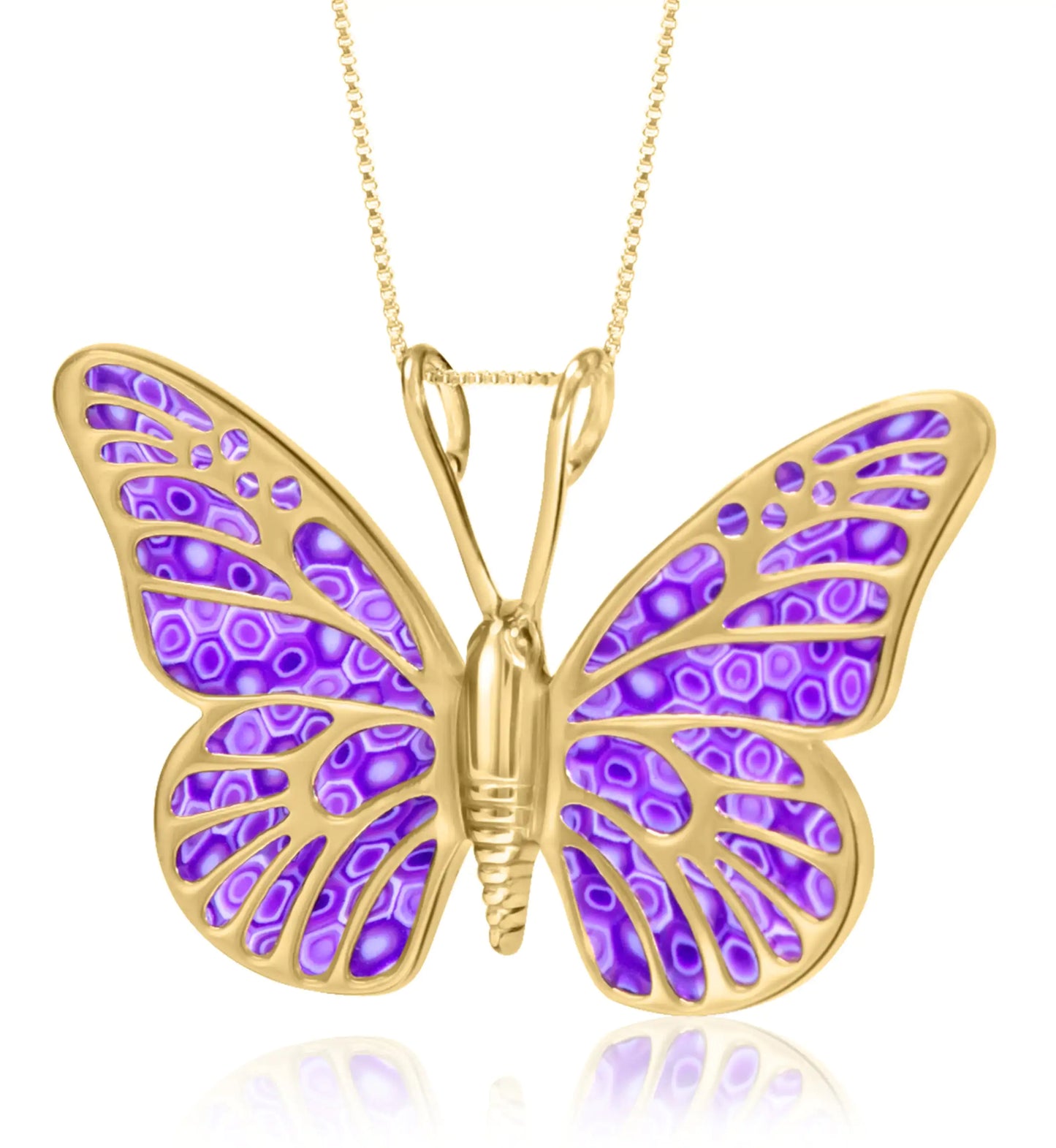 Artisan Gold-Plated Butterfly Charm