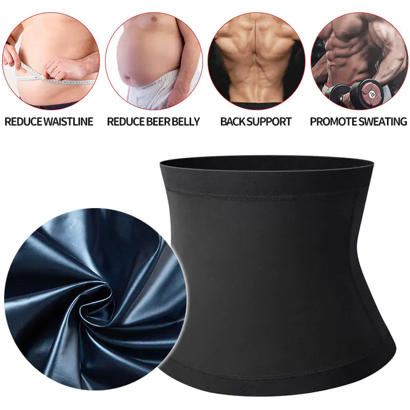 Men's Slimming Sauna Waist Trainer Belt