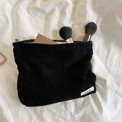 Chic Corduroy Cosmetic Case