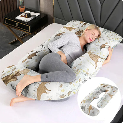 J-Shape Maternity Support Pillow