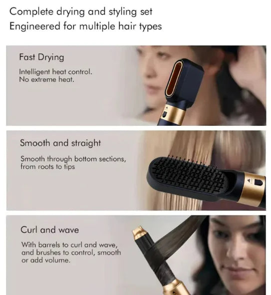 5-in-1 Multi Hair Styler &amp; Curling Iron