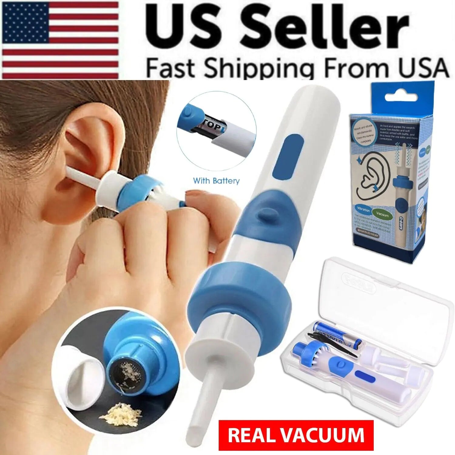 GentleVac Ear Wax Suction Tool
