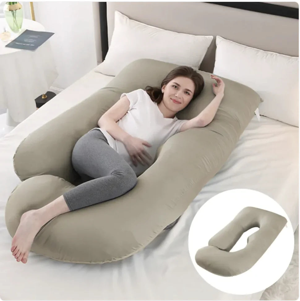 J-Shape Maternity Support Pillow