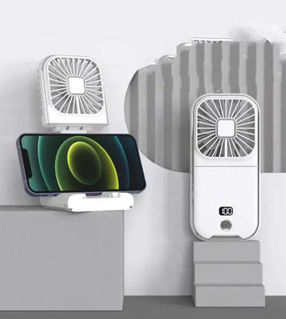 Compact Dual-Mode Cooling Fan, USB Charged
