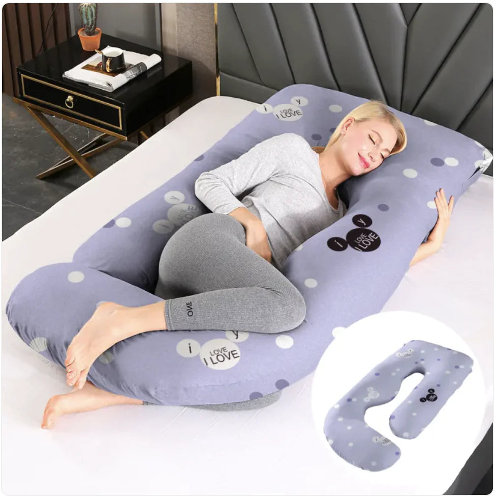 J-Shape Maternity Support Pillow