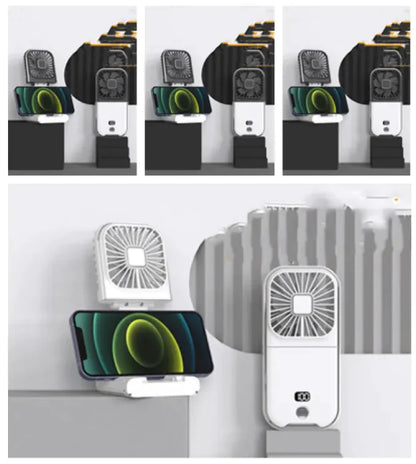 Compact Dual-Mode Cooling Fan, USB Charged