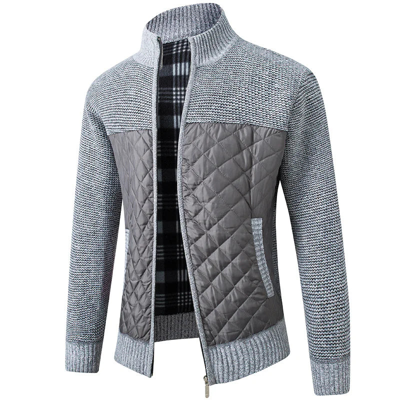 City Stripe Zip Sweater for Men