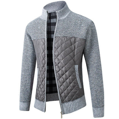 City Stripe Zip Sweater for Men
