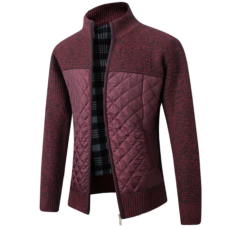 City Stripe Zip Sweater for Men