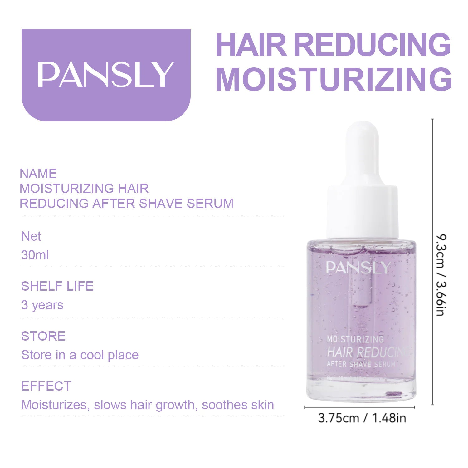 PANSLY Hair Inhibitor &amp; Eyelash Growth Serum