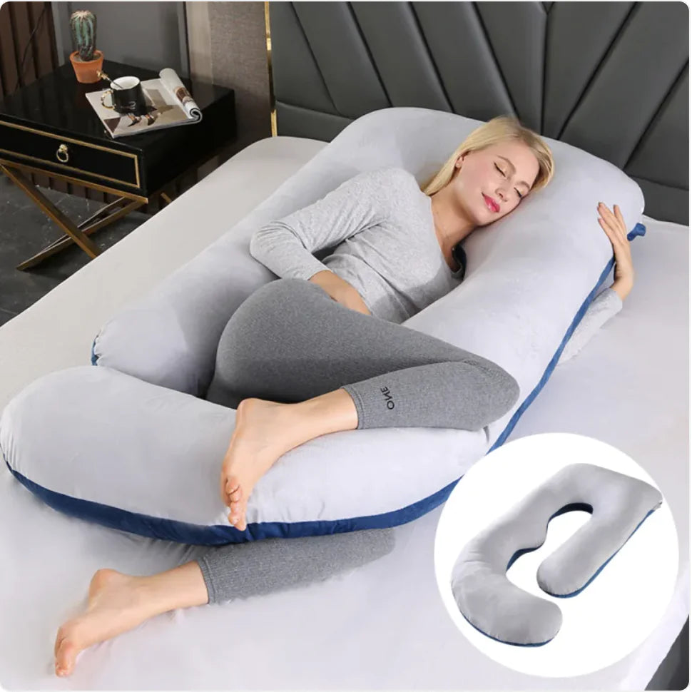 J-Shape Maternity Support Pillow