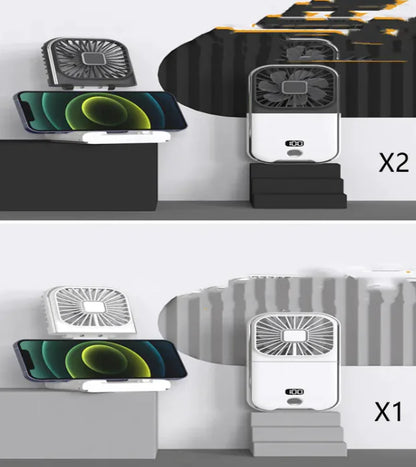 Compact Dual-Mode Cooling Fan, USB Charged