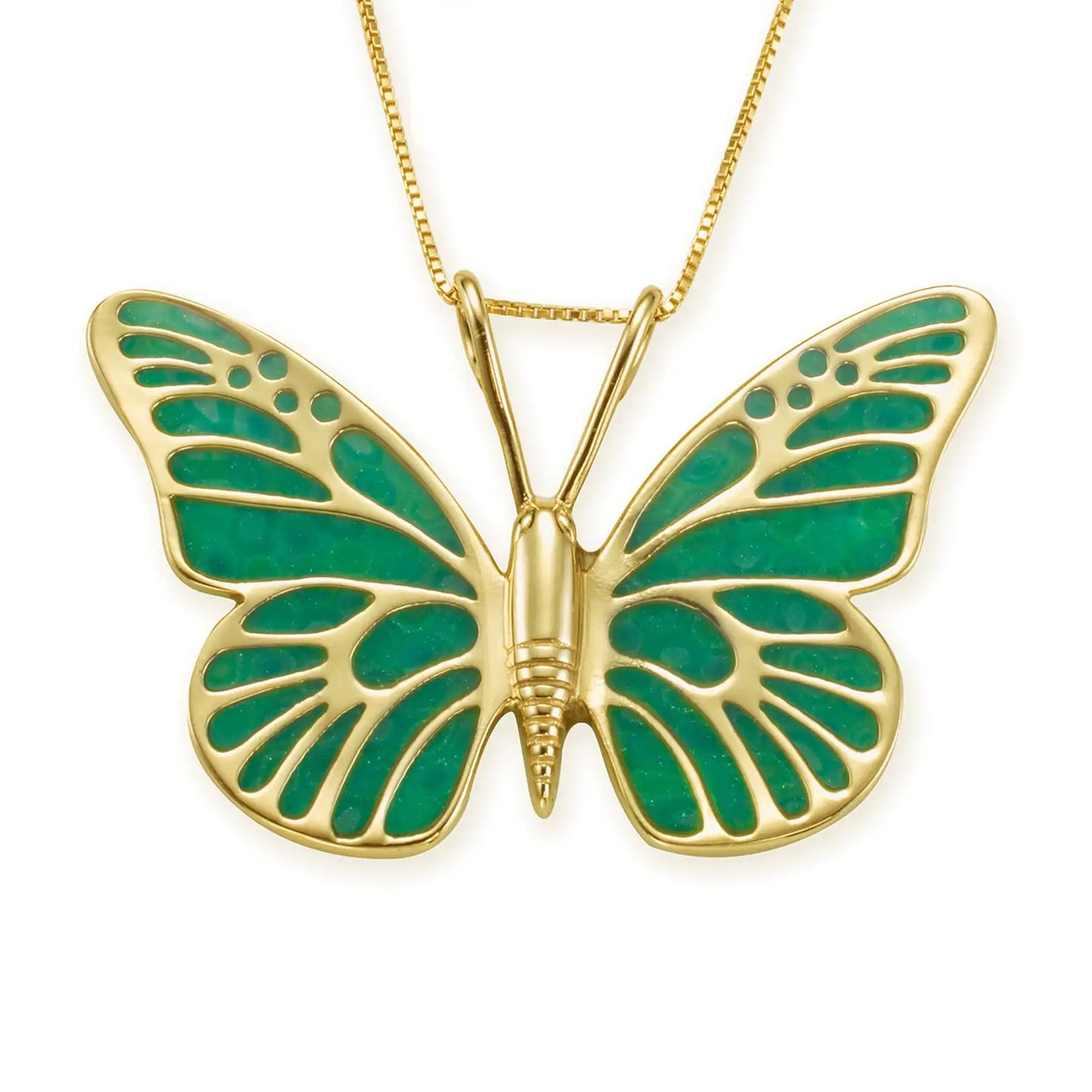 Artisan Gold-Plated Butterfly Charm