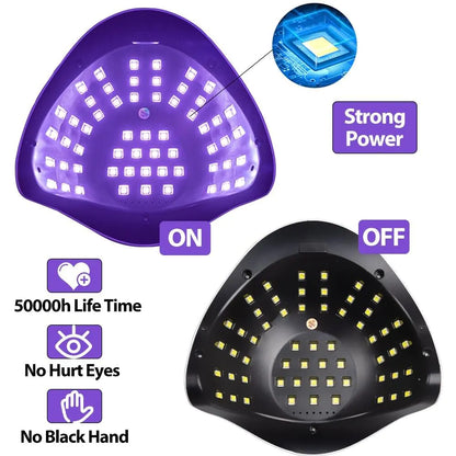 220W UV LED Nail Dryer Professional Manicure Lamp