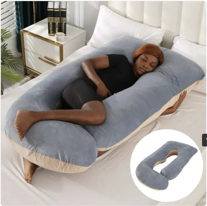 J-Shape Maternity Support Pillow