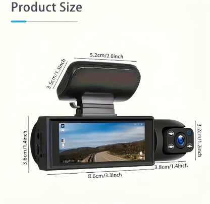 360° Twin Lens Auto Dashcam