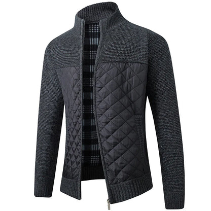 City Stripe Zip Sweater for Men