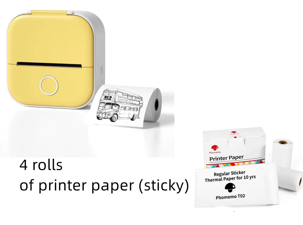 PocketStudy Bluetooth Label Printer