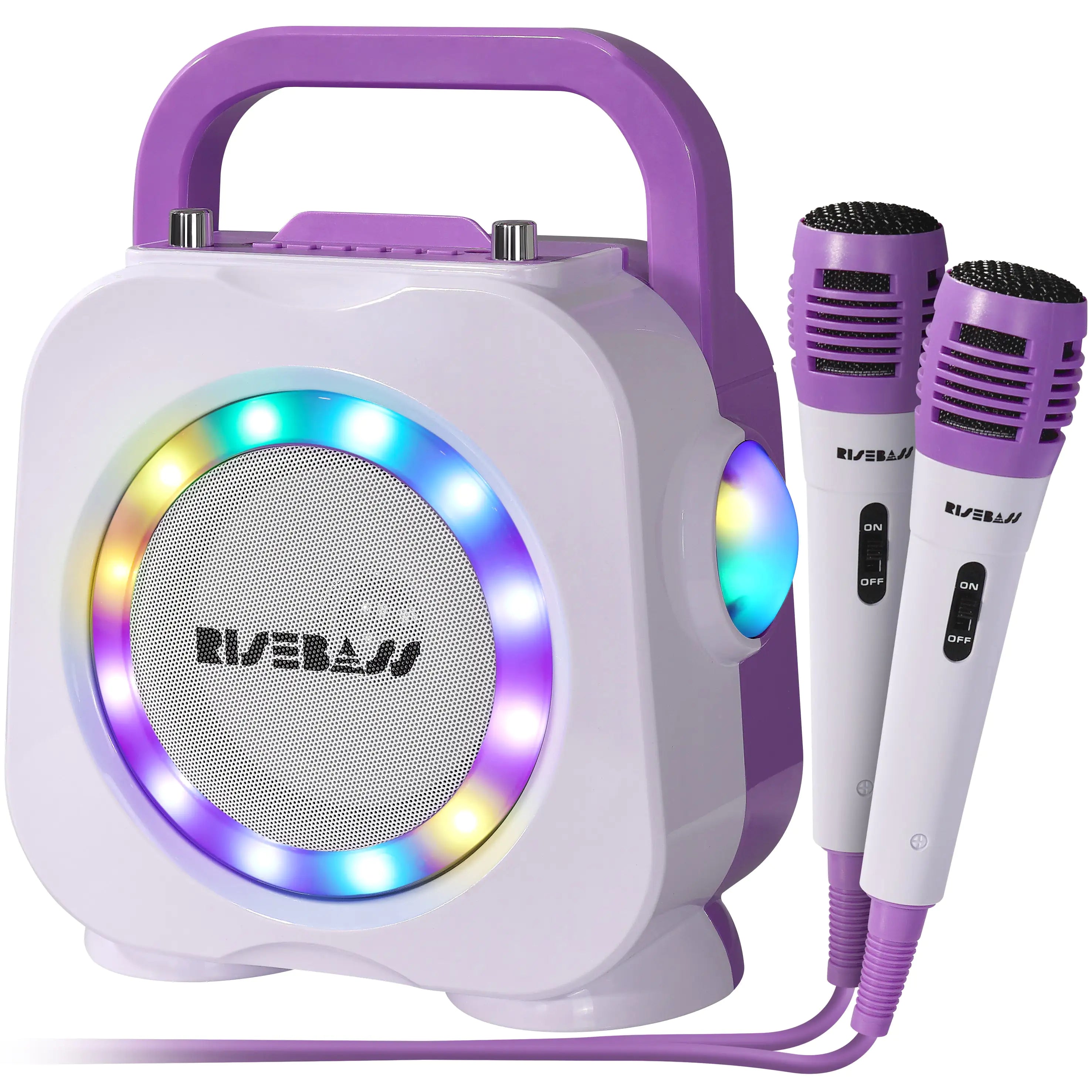 Kids’ Portable Karaoke Dual Mic Bluetooth Machine