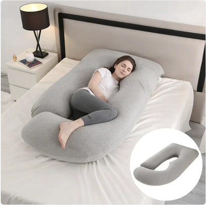J-Shape Maternity Support Pillow