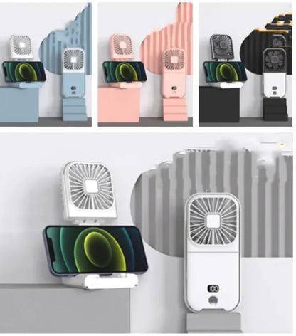 Compact Dual-Mode Cooling Fan, USB Charged
