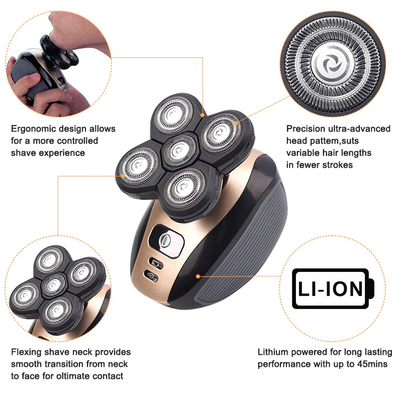 5-in-1 Multifunctional Beard Trimmer