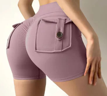 SleekFit Pocket Yoga Shorts