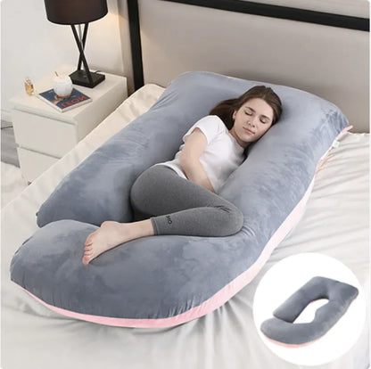 J-Shape Maternity Support Pillow