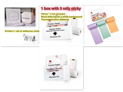 PocketStudy Bluetooth Label Printer