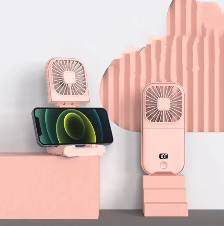 Compact Dual-Mode Cooling Fan, USB Charged