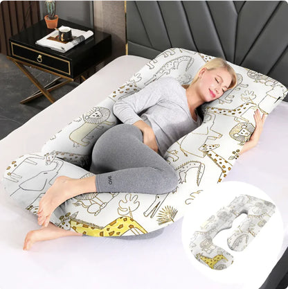 J-Shape Maternity Support Pillow