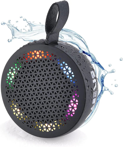 AQUABEAT Waterproof Bluetooth Shower Speaker with LED