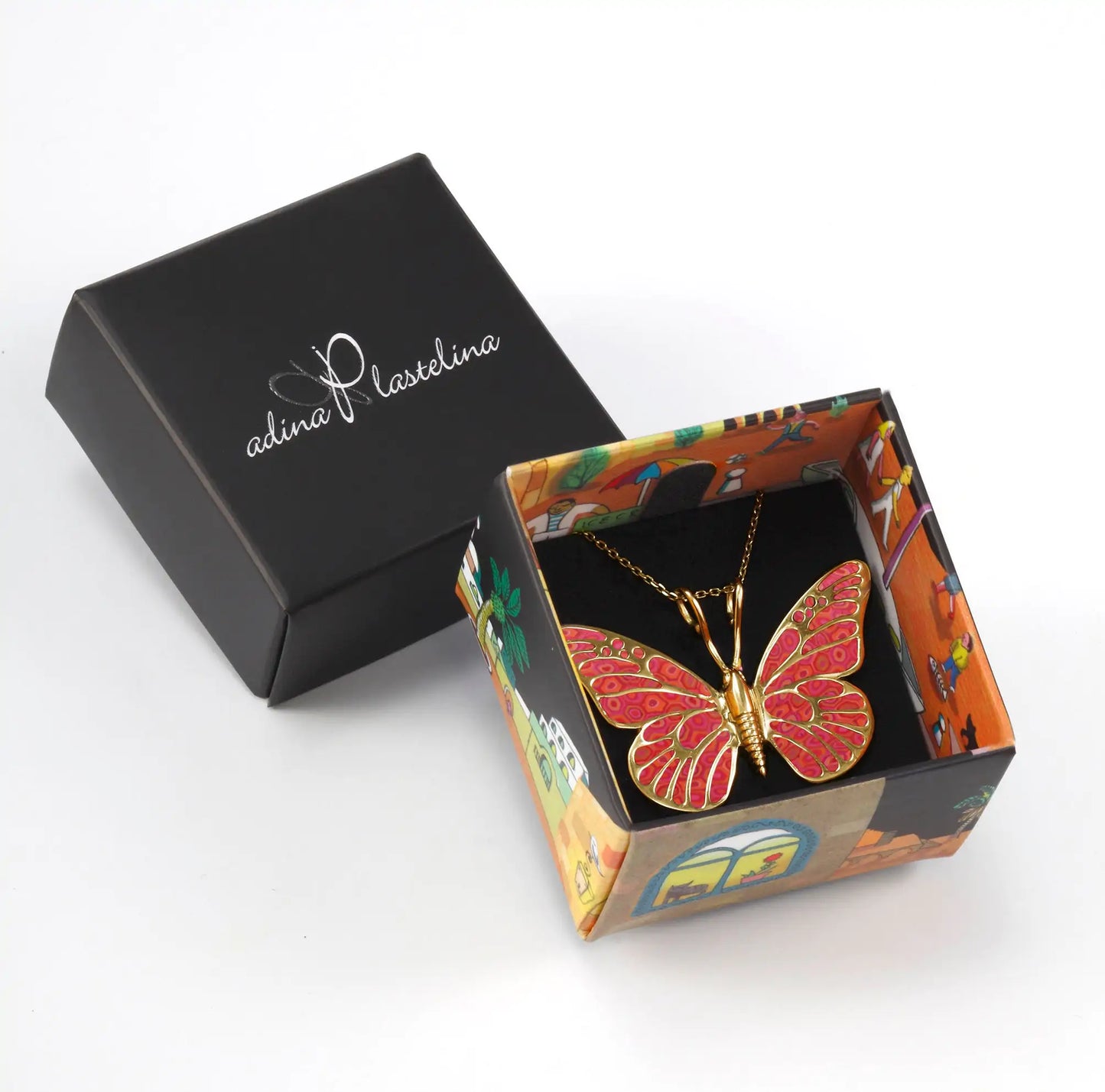 Artisan Gold-Plated Butterfly Charm