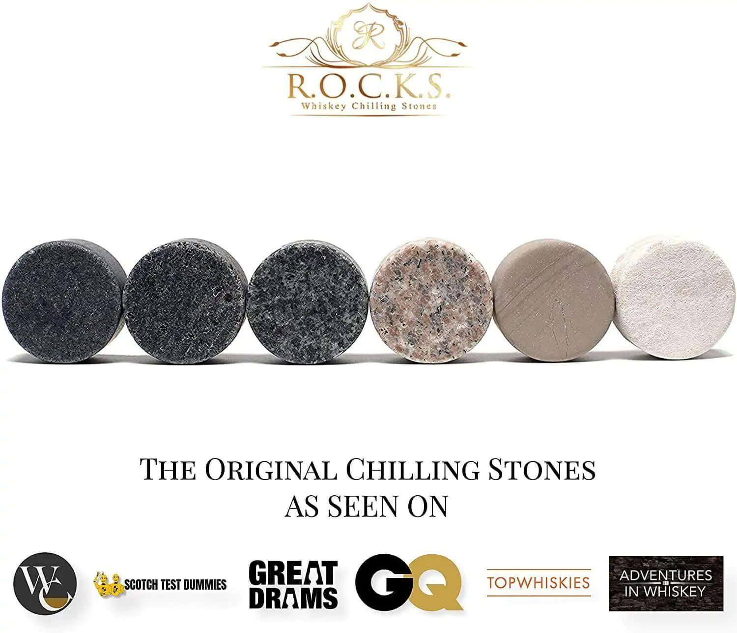 Elite Whiskey Experience Set - Stones &amp; Spiral Glass