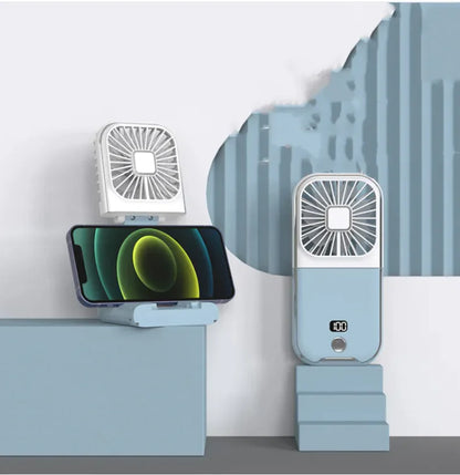 Compact Dual-Mode Cooling Fan, USB Charged