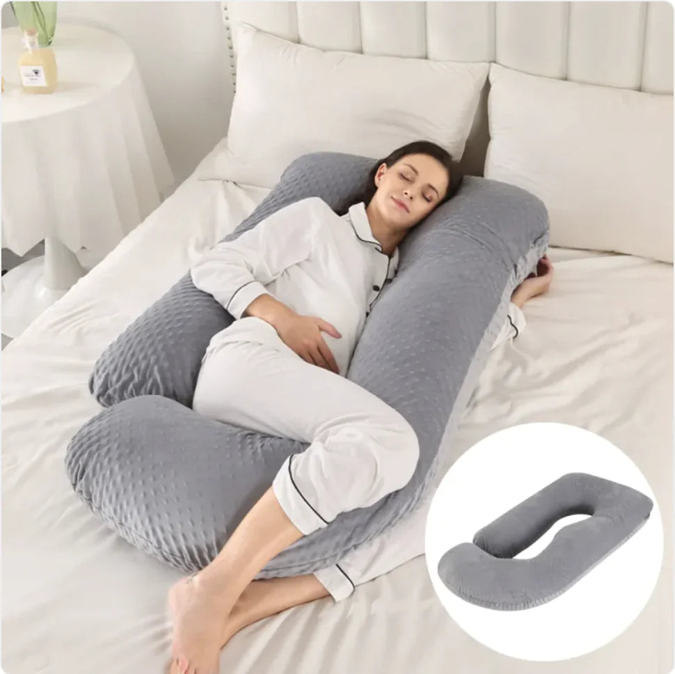 J-Shape Maternity Support Pillow