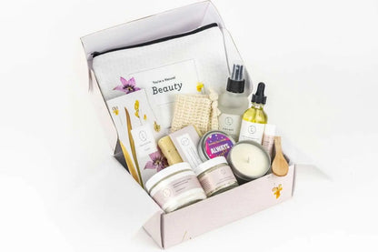 Spa Gift Box, Natural Lavender Bath &amp; Body Relaxing Package for Friend Brand A1