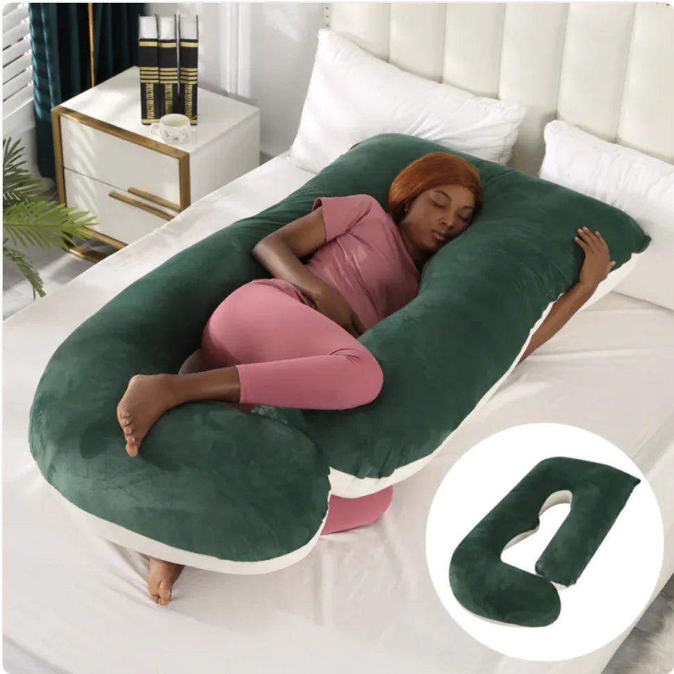 J-Shape Maternity Support Pillow