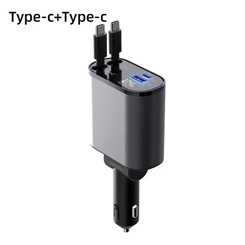 QuadPort Car Charge Hub