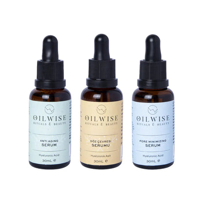 Oilwise Antiaging Serum &amp; Pore Minimizing Serum &amp; Eye Repair Serum Set