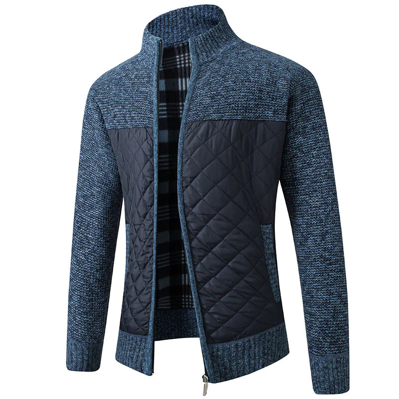 City Stripe Zip Sweater for Men