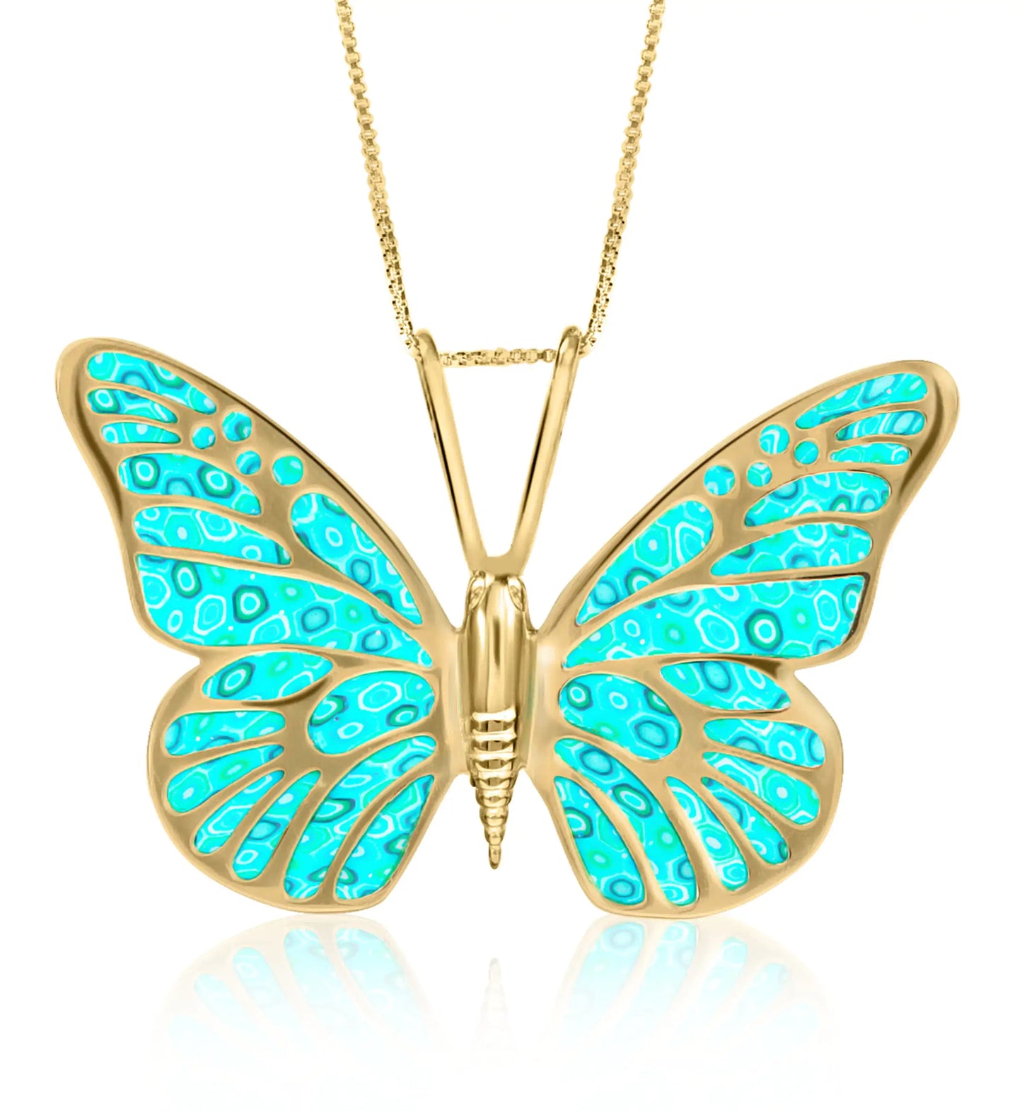 Artisan Gold-Plated Butterfly Charm