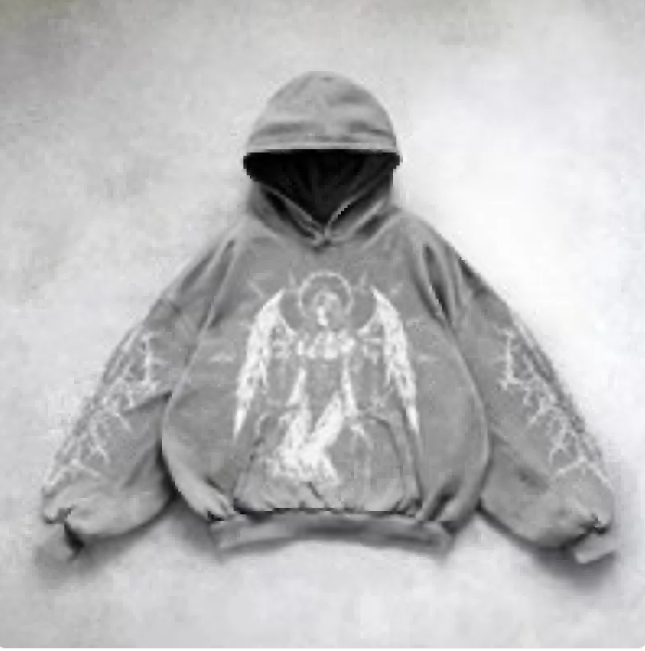 City Pulse Y2K Hooded Sweatshirt