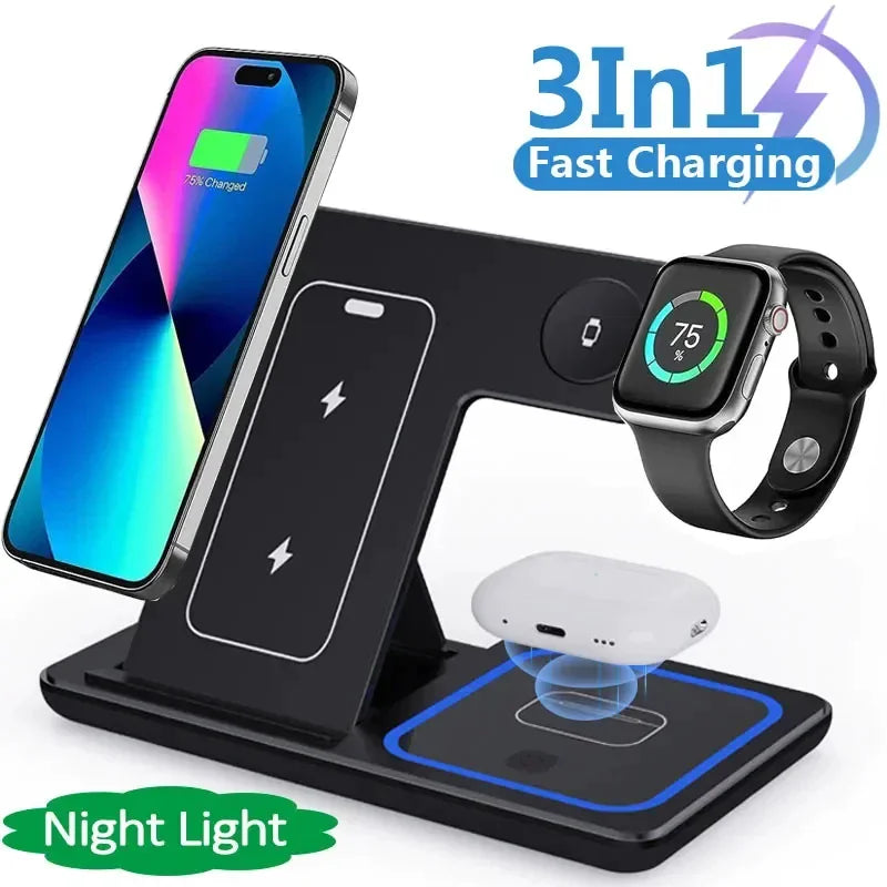 TriFlex 3-in-1 Wireless Charger