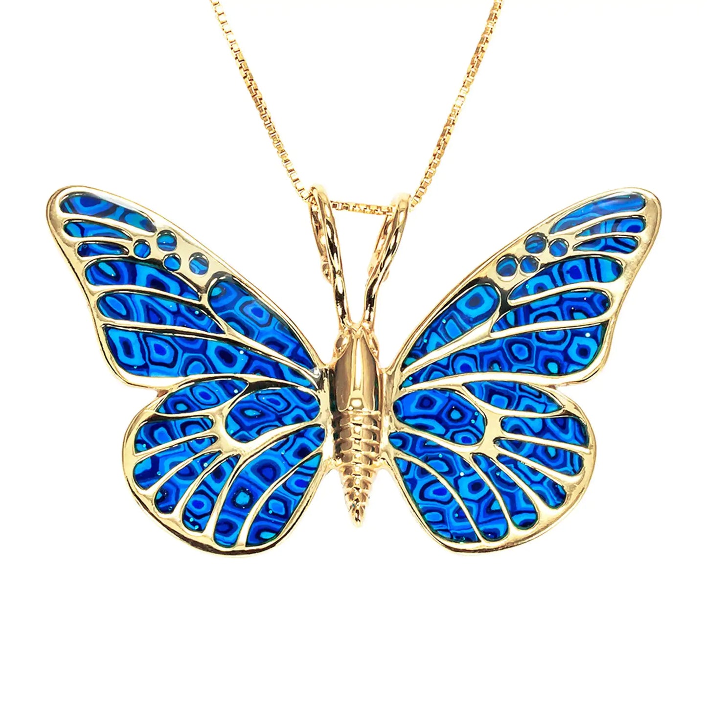 Artisan Gold-Plated Butterfly Charm