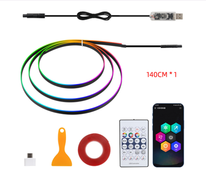 USB Car Synced Music Light